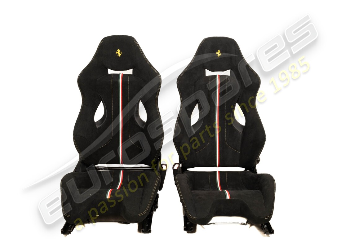 used ferrari 488 pista rhd black racing seats. part number 781201000 (1)