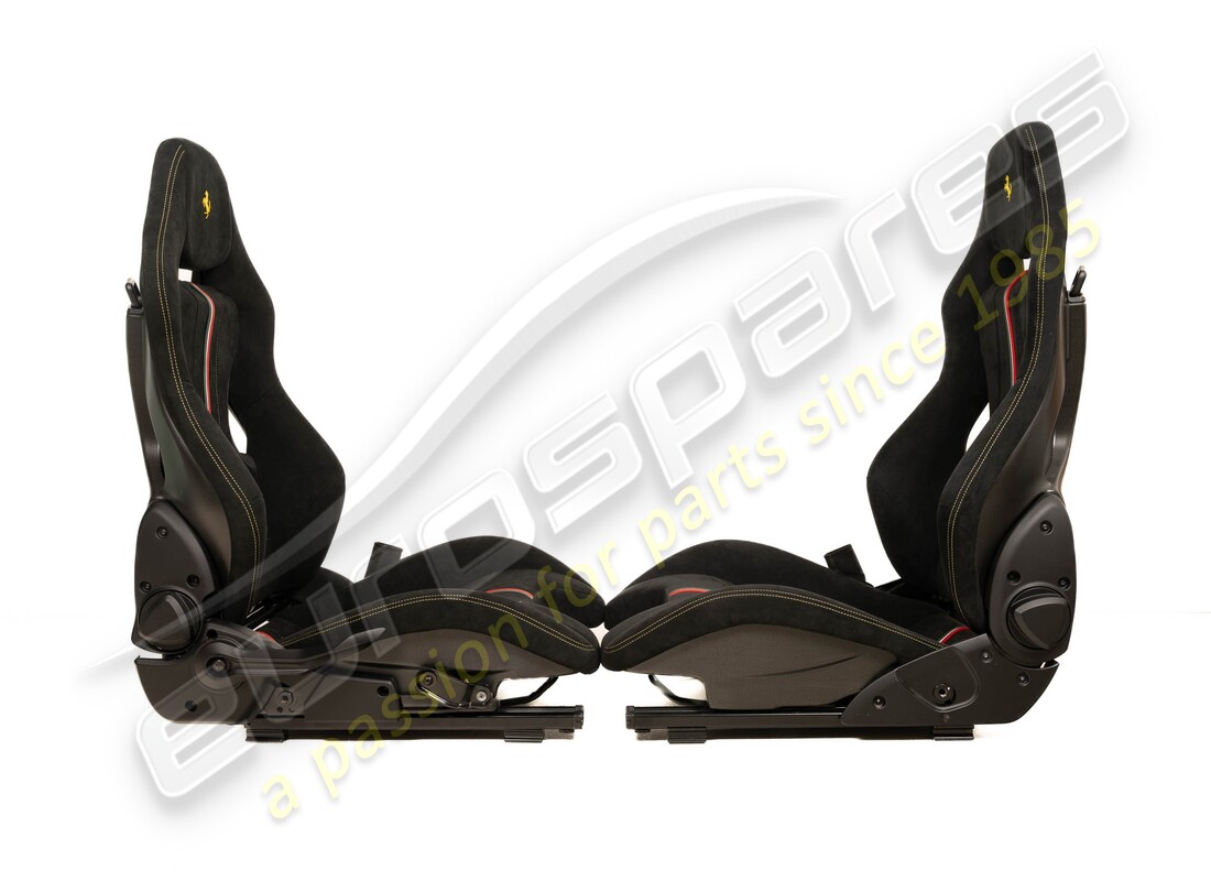 used ferrari 488 pista rhd black racing seats. part number 781201000 (3)