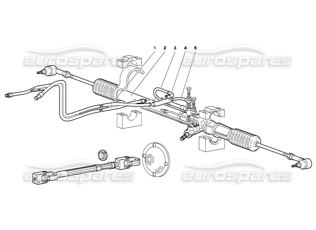 lamborghini diablo 6.0 (2001) steering (valid for gb & australia - march 2001) part diagram