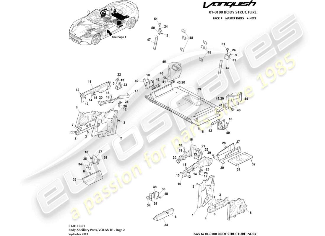 part diagram containing part number 703121