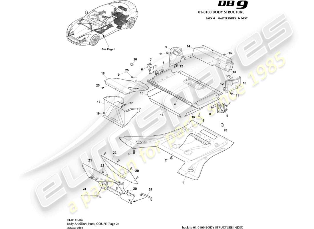 part diagram containing part number 4g43-501b0-ac