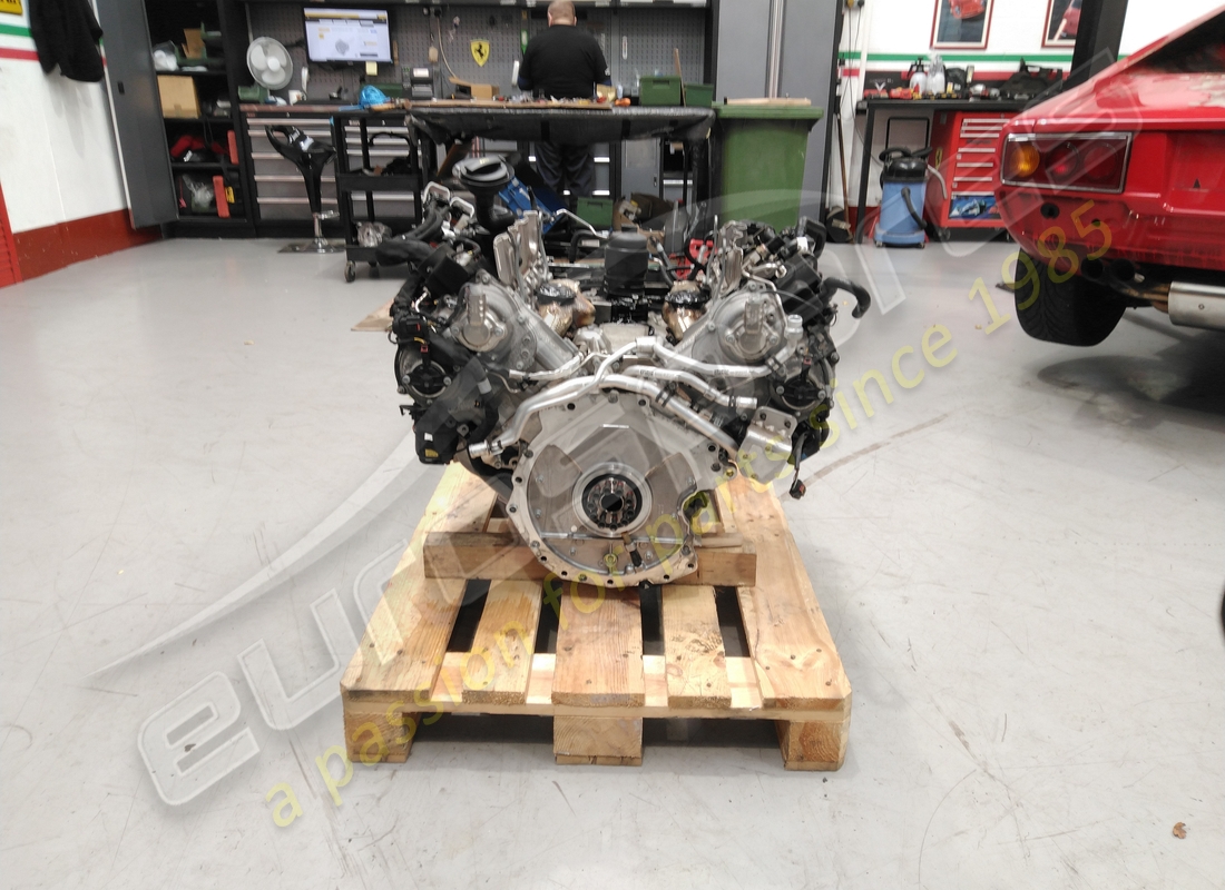 used lamborghini urus engine. part number 0p2100021s (4)