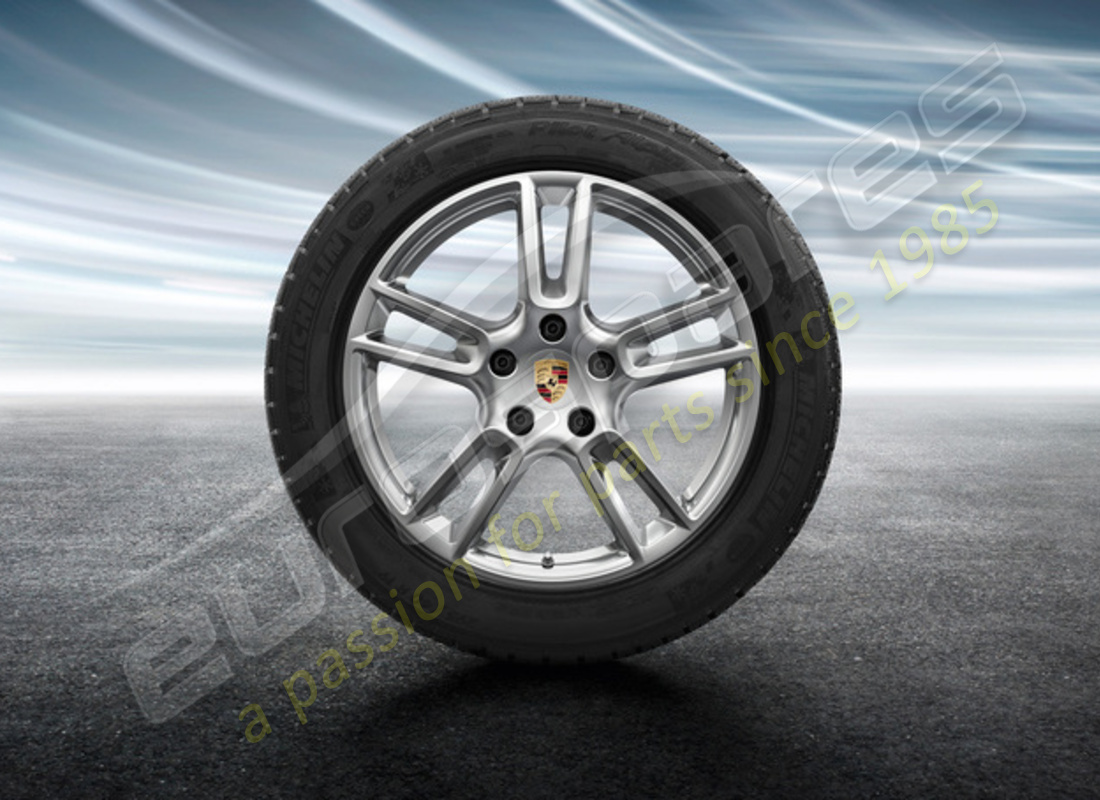 new porsche 19-inch panamera winter wheel and tyre set. part number 971044600a (1)