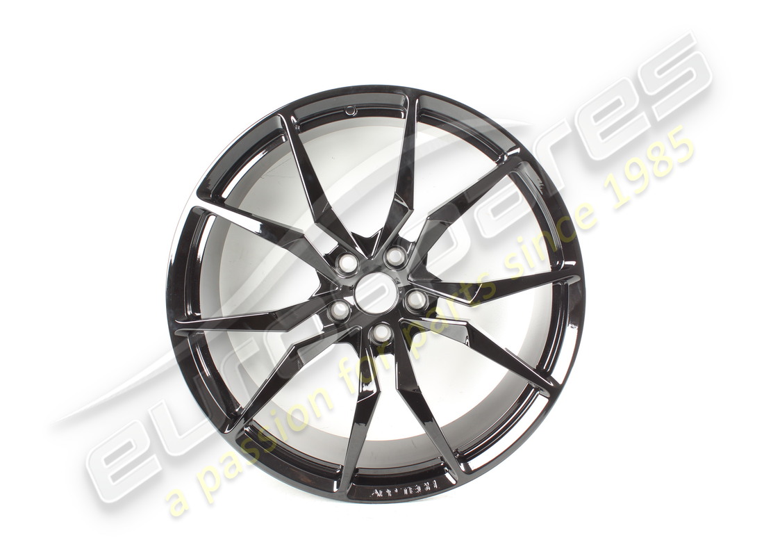 new (other) lamborghini shiny black dione rims kit. part number 0r8340032 (2)