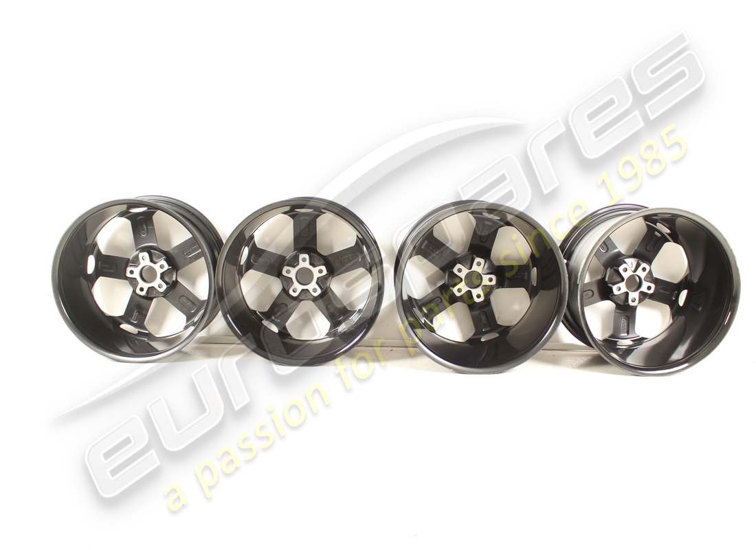 reconditioned lamborghini cassiopea wheel set in black. part number eap1481291 (3)