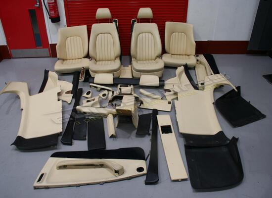 used ferrari rhd complete interior in cream part number 900114698