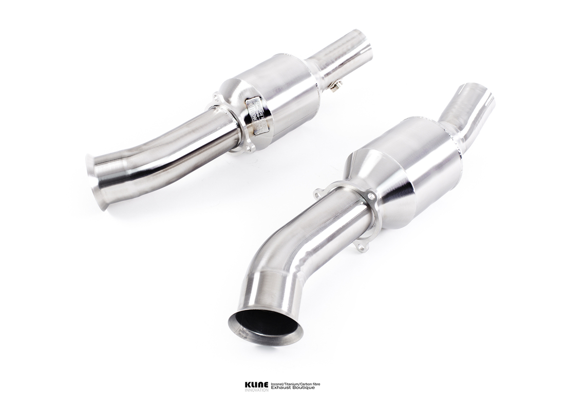 NEW KLINE INNOVATION 200CELL CAT PIPE SET - STAINLESS STEEL . PART NUMBER KLFER430200CSSS (1)