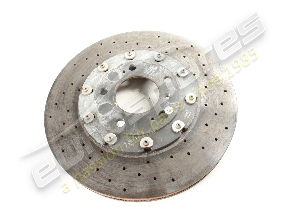 used lamborghini right rear brake disc. part number 4m0615602a (2)