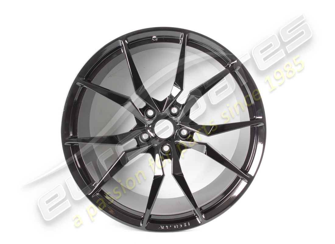 new (other) lamborghini shiny black dione rims kit. part number 0r8340032 (8)