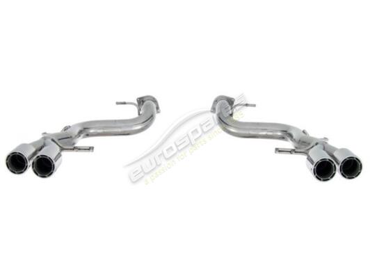 new tubi 599 gtb straight pipes mufflers kit w mini propella w/o valve part number tsfe599c06.003.at