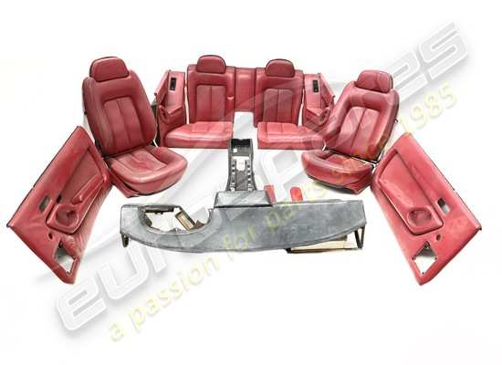 used ferrari complete interior in red part number 900114692