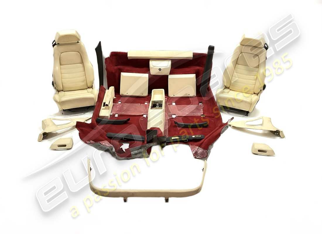 used eurospares 456 gt cream & black interior with red carpet (used). part number eap1394573 (2)