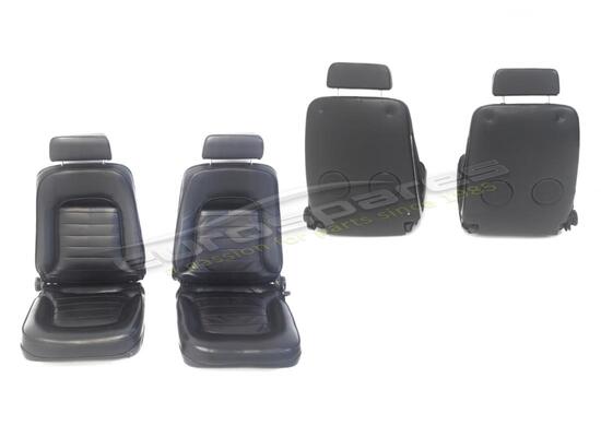 used ferrari pair black seats part number 60899000