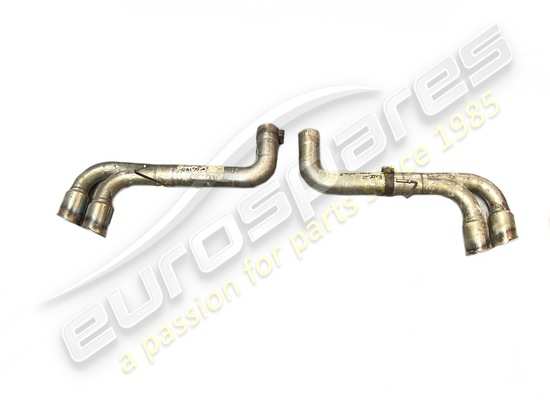 used tubi enzo straight pipes exhaust, rolled lip part number 01400360007b