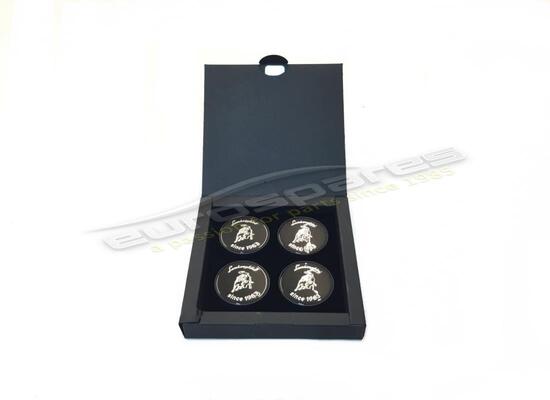 new lamborghini wheel badge kit, since 1963 part number 0r8340072