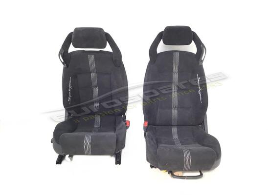 used lamborghini pair superleggera seats part number 40388102100