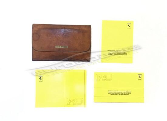 used ferrari f40 pouch & book pack part number 959908800