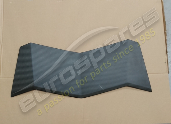 damaged lamborghini insert part, carbon twill matt part number 476827632f