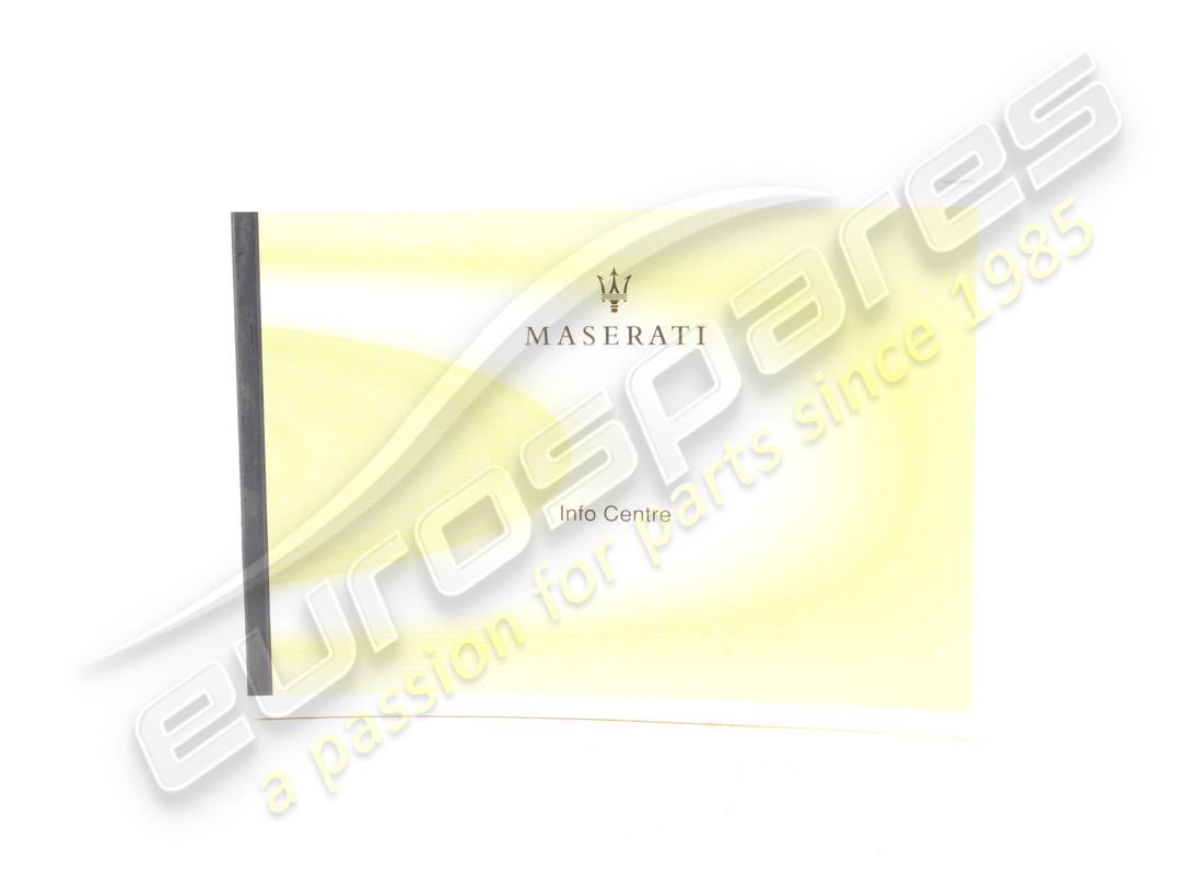 new maserati info centre book sp/cp,ita. part number 67817600 (1)