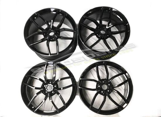 reconditioned lamborghini kit mimas shiny black rims 62x part number 0r7240054