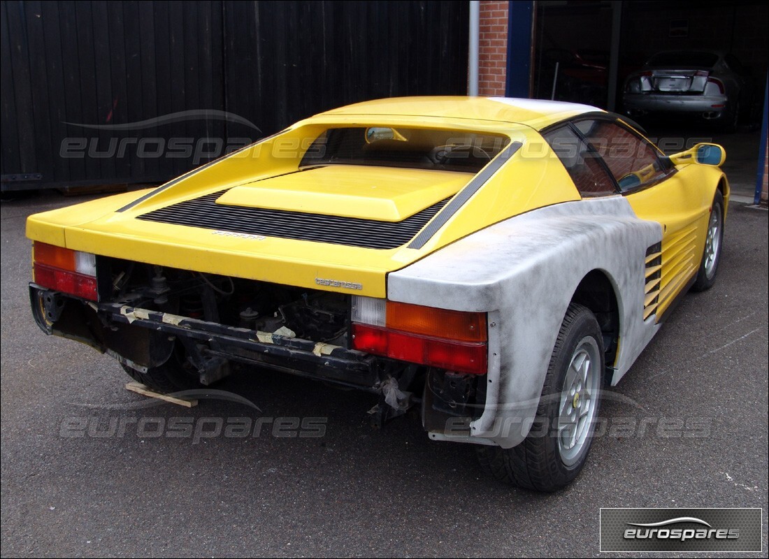 ferrari testarossa (1990) with 18,000 kilometers, being prepared for dismantling #3