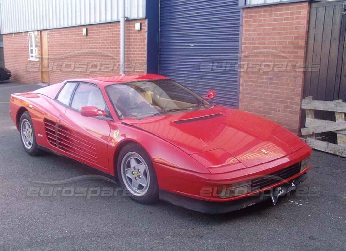 ferrari testarossa (1990) with 13,021 miles, being prepared for dismantling #1