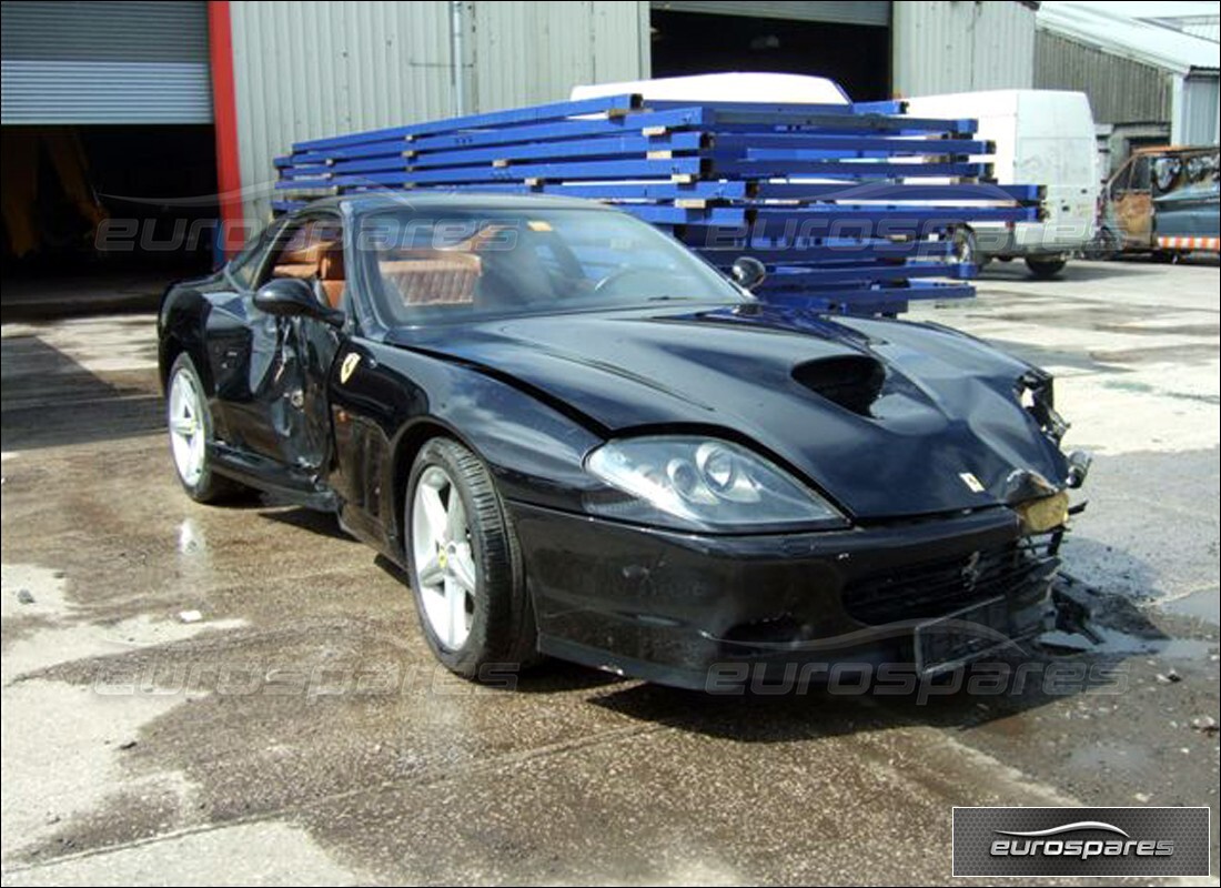 ferrari 575m maranello being prepared for dismantling at eurospares