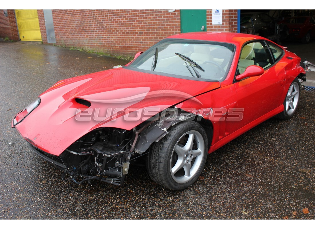 ferrari 550 maranello with 53,711 kilometers, being prepared for dismantling #1