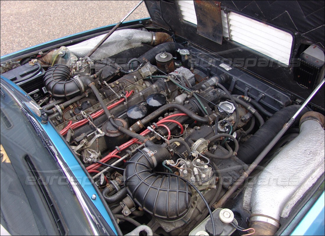 ferrari 400i (1983 mechanical) with 34,048 miles, being prepared for dismantling #2