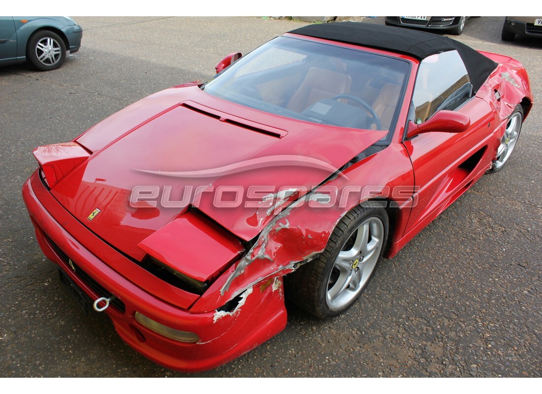 ferrari 355 (5.2 motronic) being prepared for dismantling at eurospares