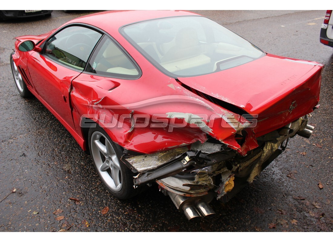 ferrari 550 maranello with 53,711 kilometers, being prepared for dismantling #3