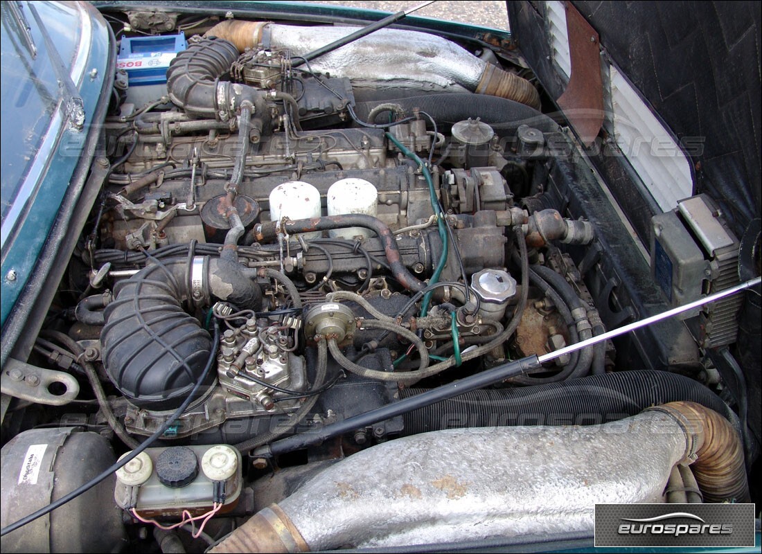 ferrari 400i (1983 mechanical) with 84,000 miles, being prepared for dismantling #7