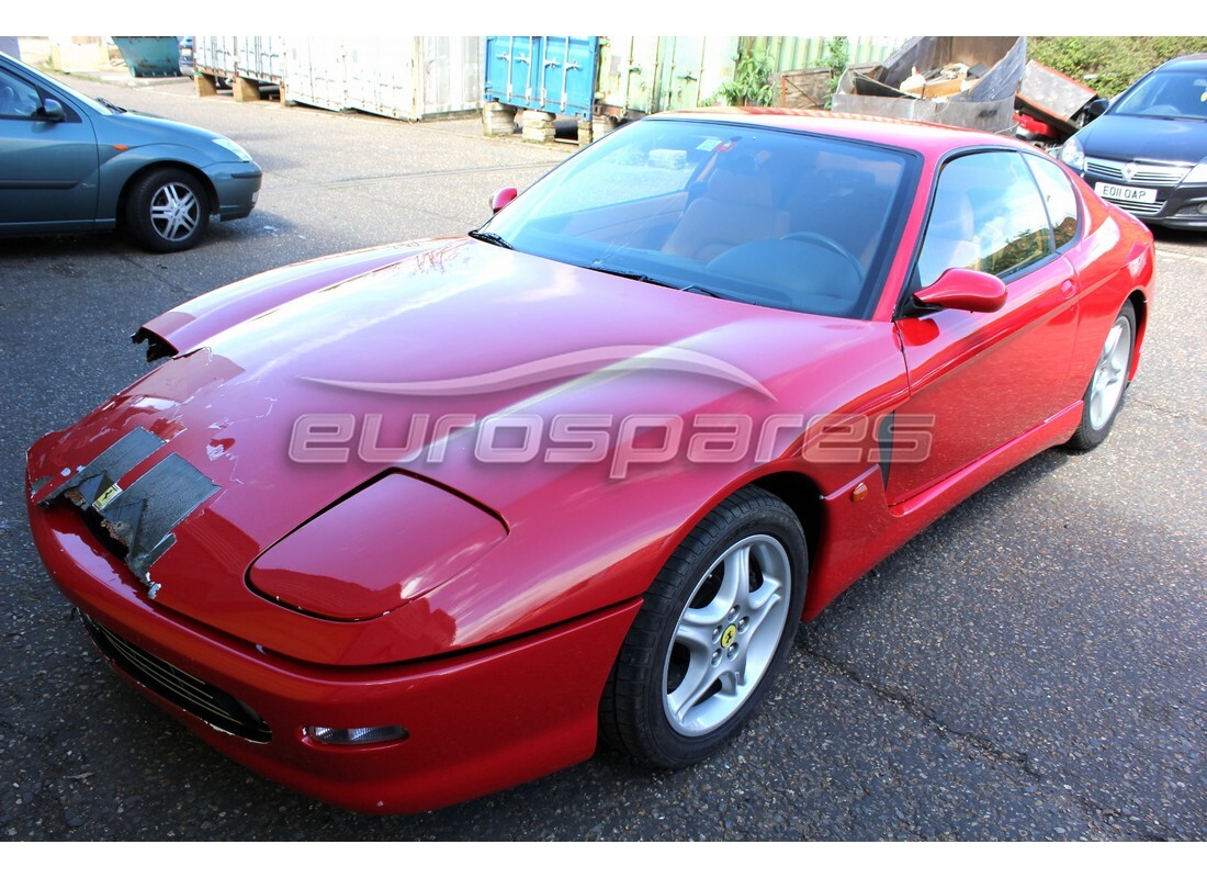 ferrari 456 m gt/m gta being prepared for dismantling at eurospares