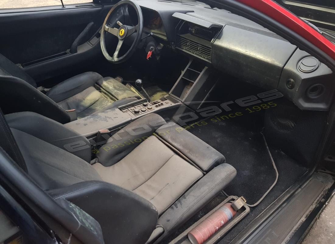 ferrari testarossa (1987) with 33,436 kilometers, being prepared for dismantling #10