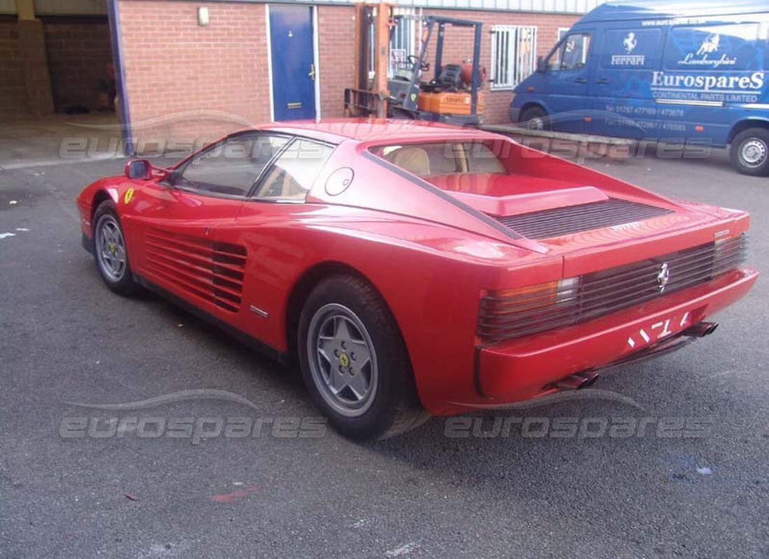 ferrari testarossa (1990) with 13,021 miles, being prepared for dismantling #2