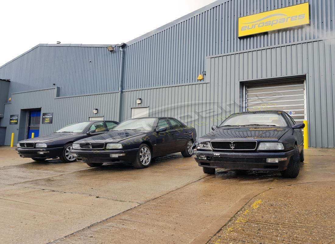 maserati qtp v6 (1996) being prepared for dismantling at eurospares