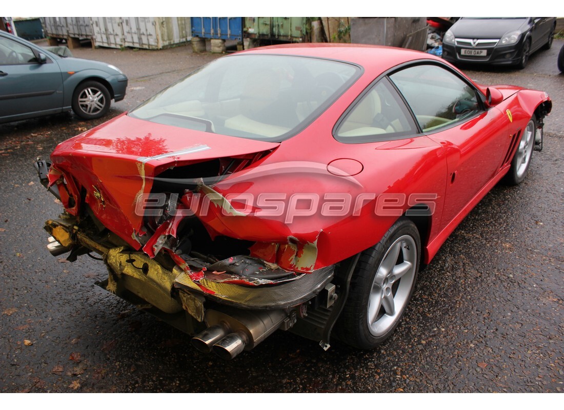 ferrari 550 maranello with 53,711 kilometers, being prepared for dismantling #4