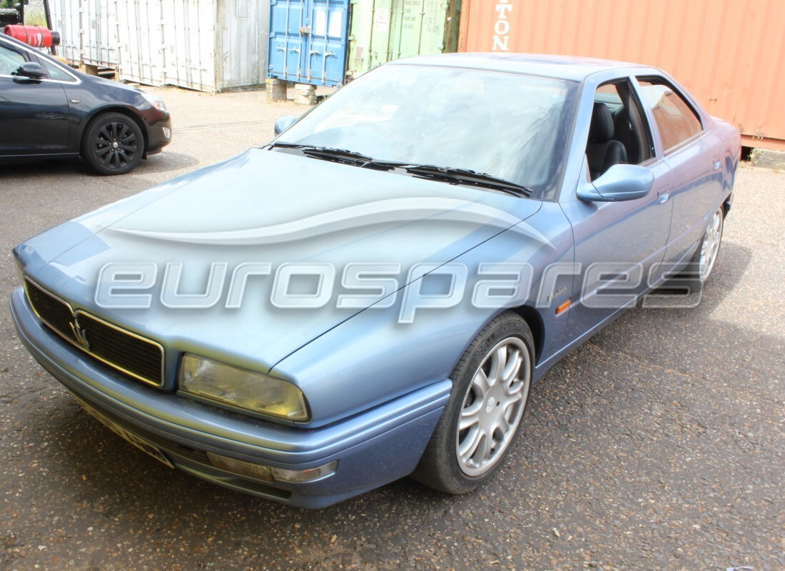 maserati qtp v8 evoluzione being prepared for dismantling at eurospares