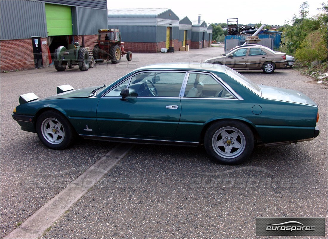 ferrari 400i (1983 mechanical) with 84,000 miles, being prepared for dismantling #4