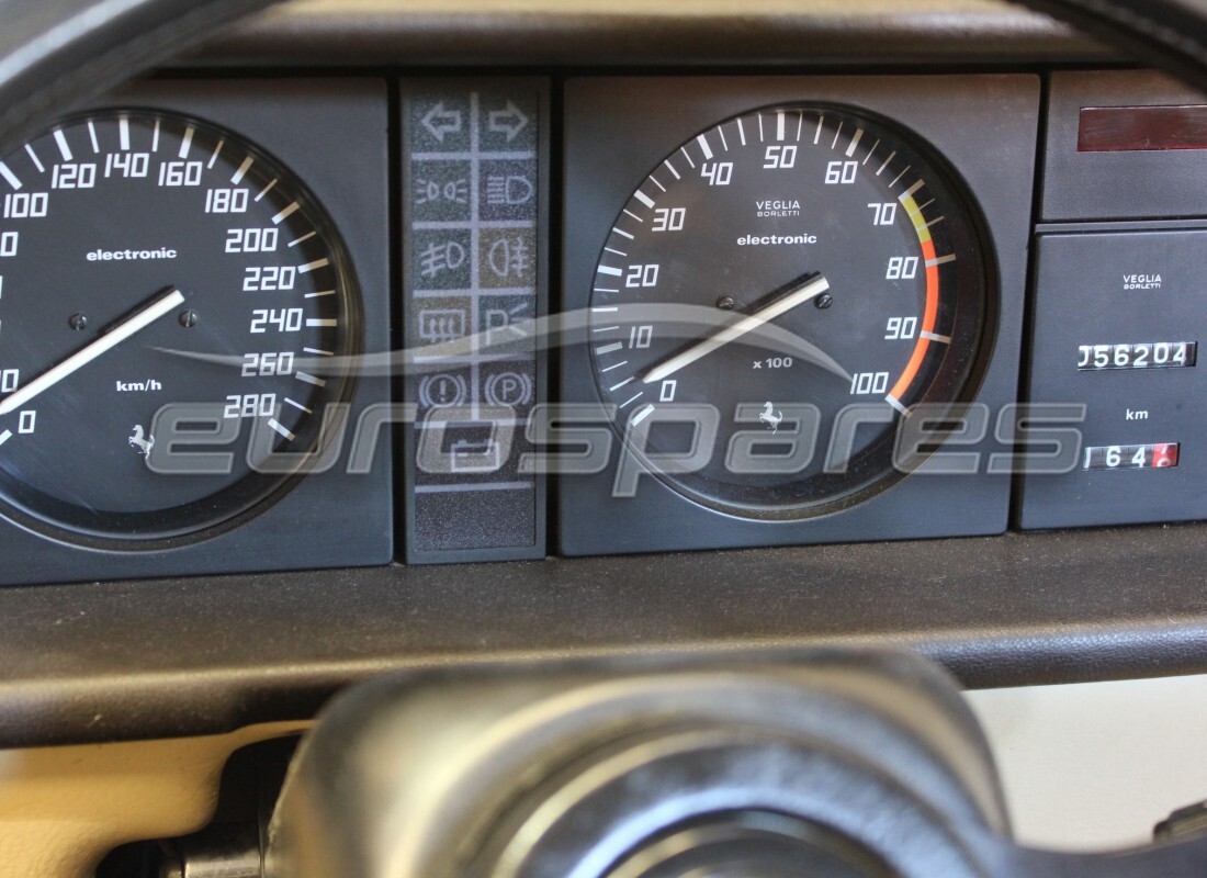 ferrari mondial 3.0 qv (1984) with 56,204 kilometers, being prepared for dismantling #6