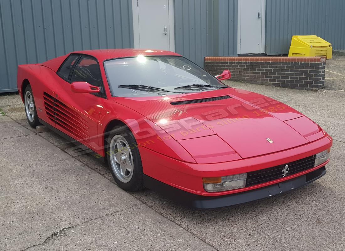 ferrari testarossa (1987) with 33,436 kilometers, being prepared for dismantling #7