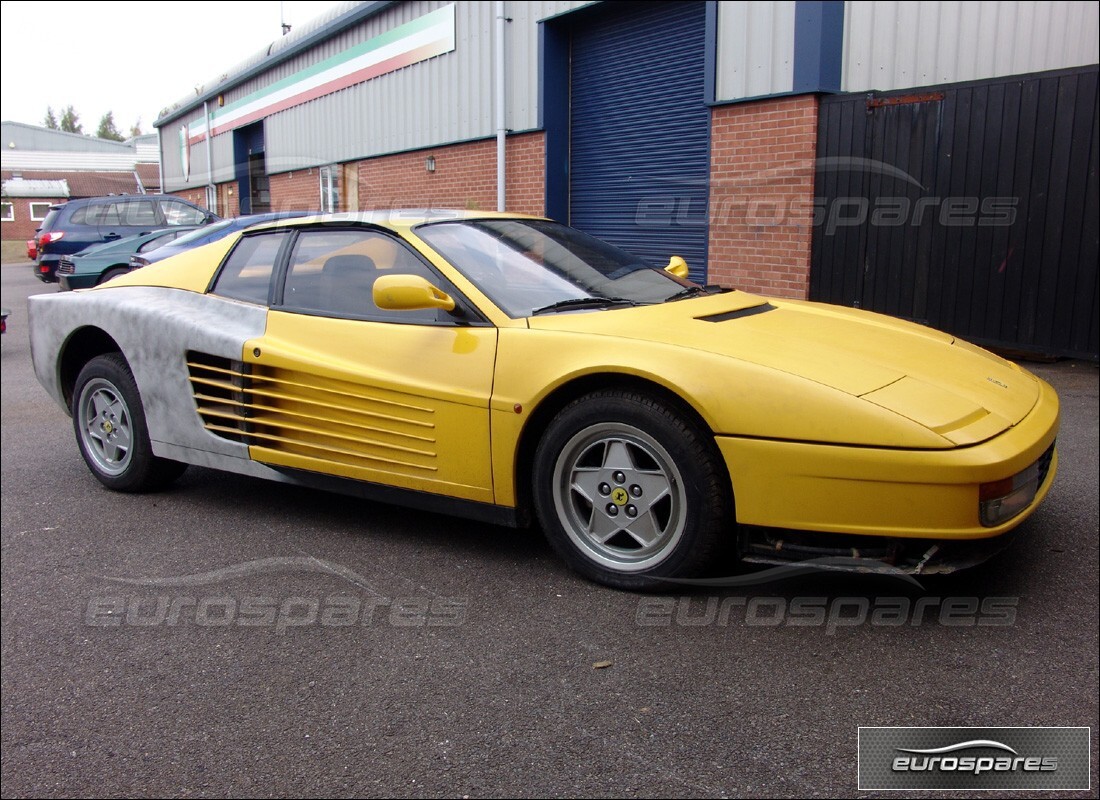 ferrari testarossa (1990) with 18,000 kilometers, being prepared for dismantling #5