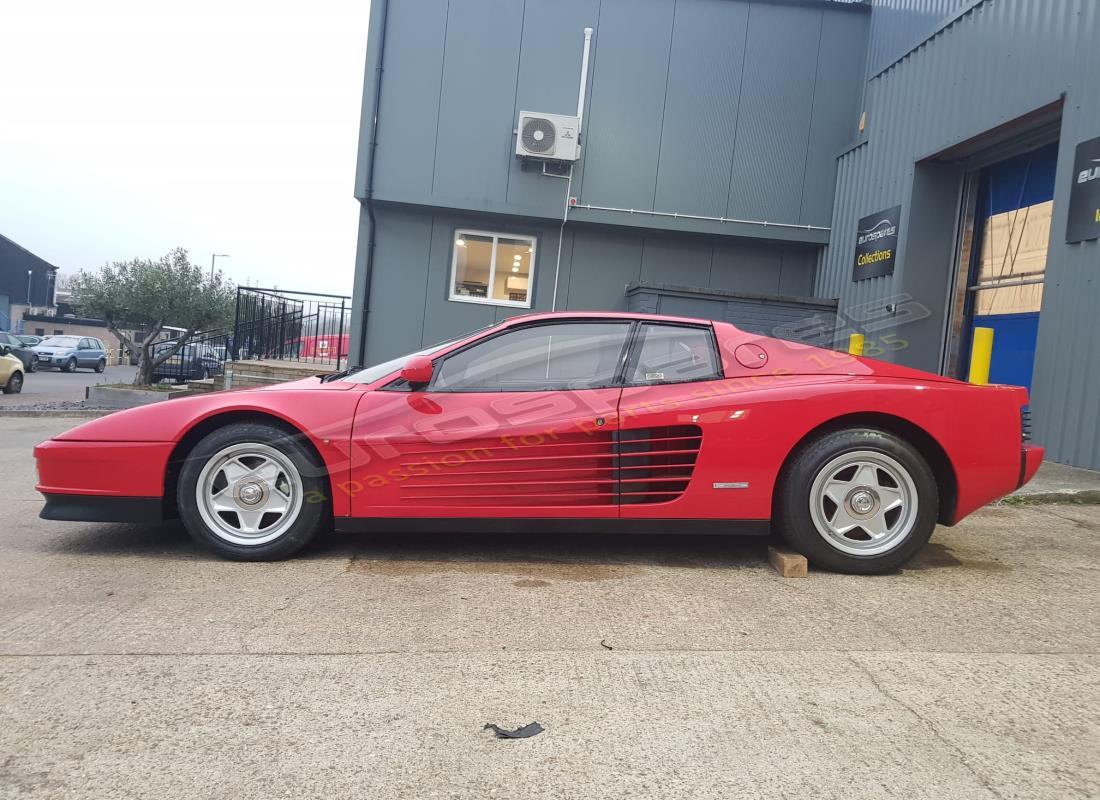 ferrari testarossa (1987) with 33,436 kilometers, being prepared for dismantling #2