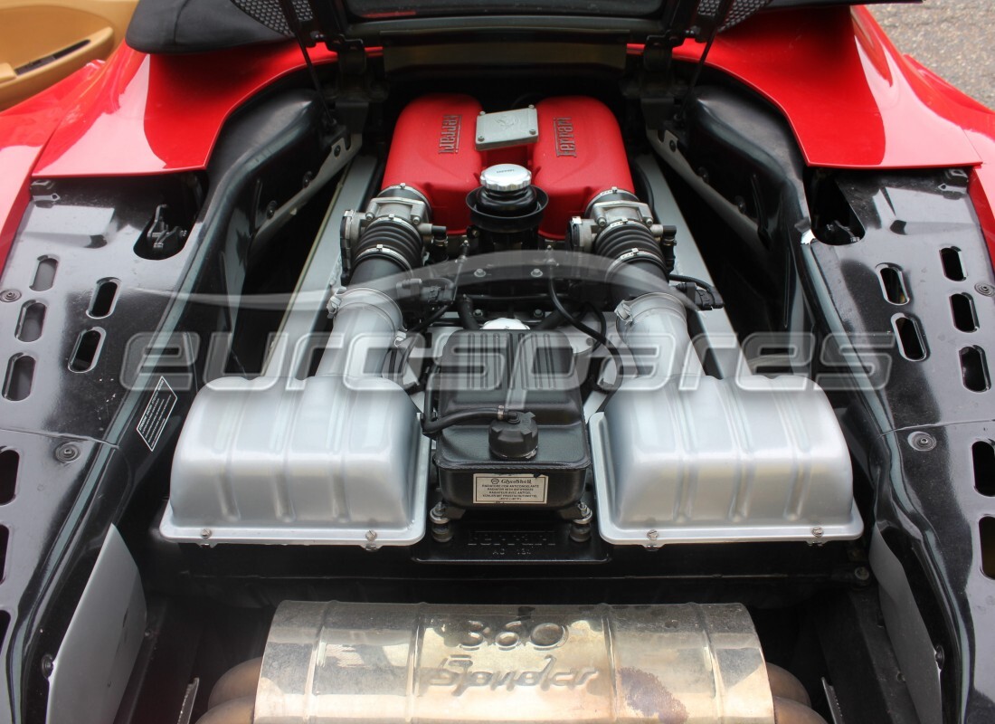 ferrari 360 spider with 23,000 kilometers, being prepared for dismantling #7