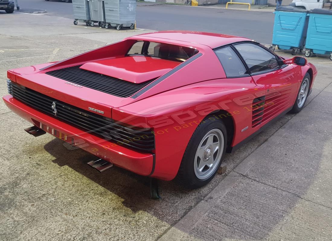 ferrari testarossa (1987) with 33,436 kilometers, being prepared for dismantling #5