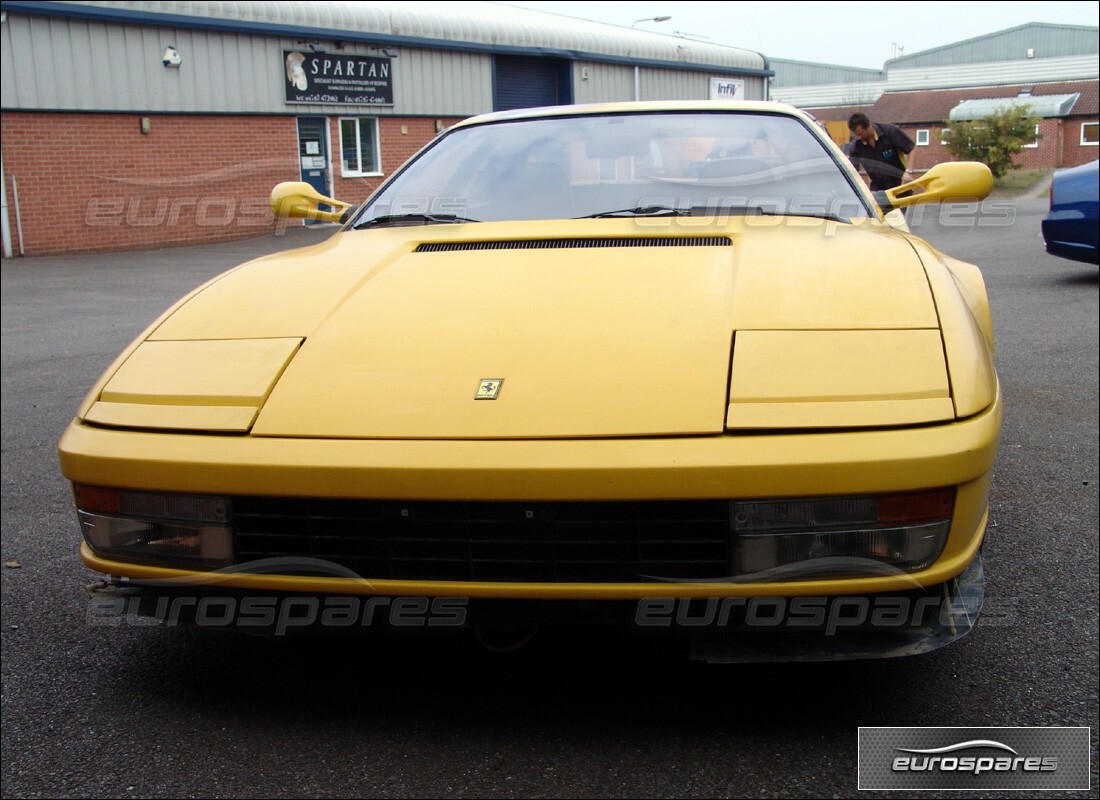 ferrari testarossa (1990) with 18,000 kilometers, being prepared for dismantling #8