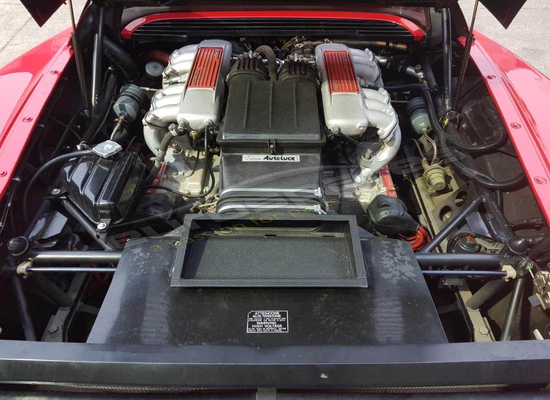 ferrari testarossa (1987) with 33,436 kilometers, being prepared for dismantling #14