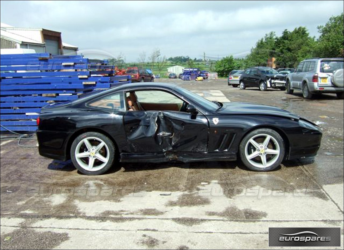 ferrari 575m maranello with 7,475 kilometers, being prepared for dismantling #2